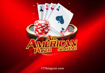 Ảnh chụp màn hình trò chơi All American Poker 50 Hand tại 777kingcon